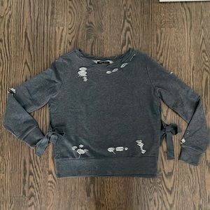 Women’s Distressed Sweatshirt